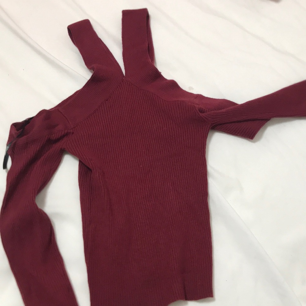 Off shoulder with strap